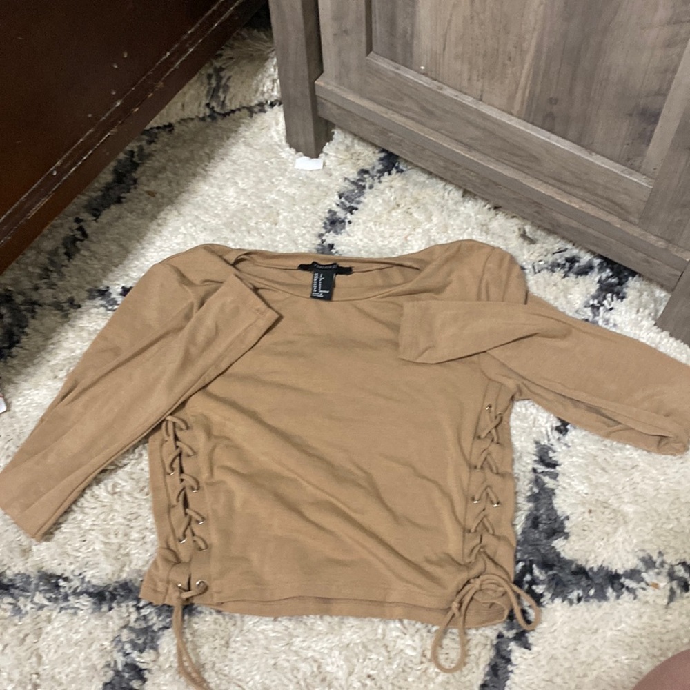 Forever 21 crop top with open sides